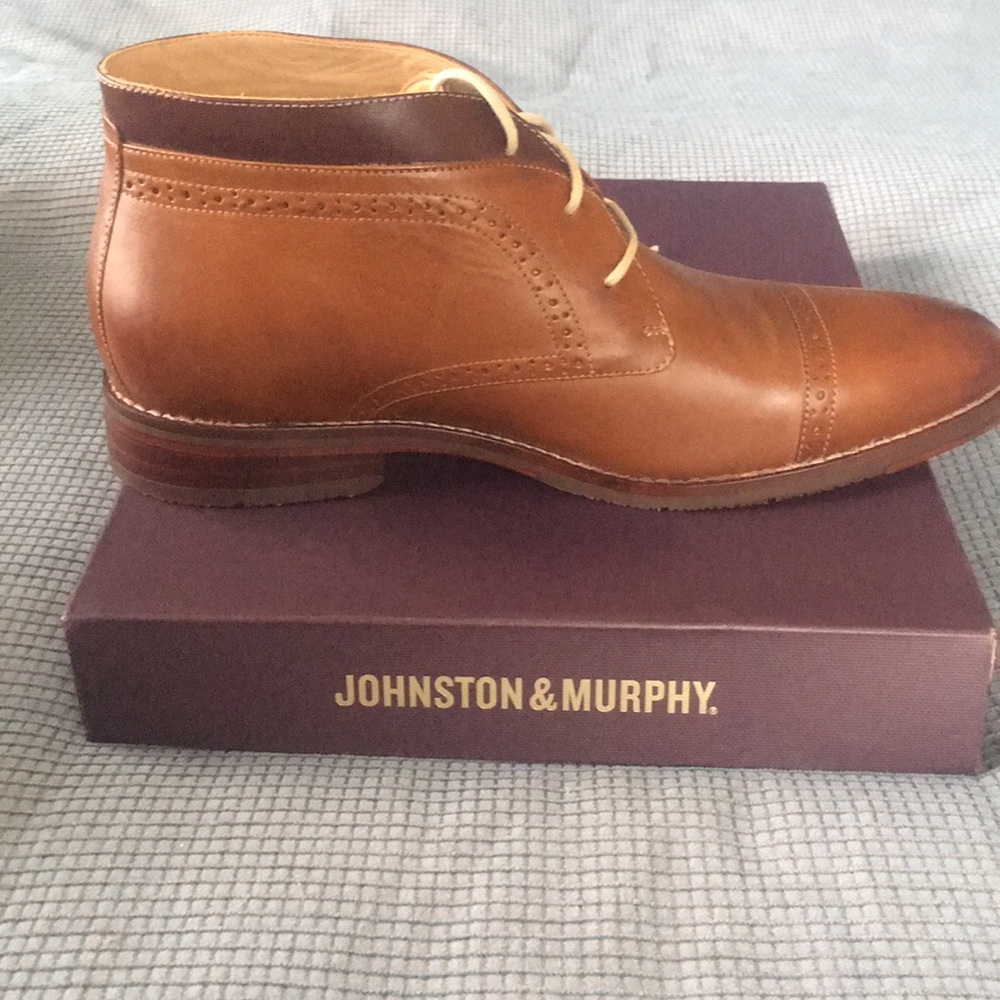 Johnston & Murphy Garner Cap Toe Boot - Picture 6 of 8